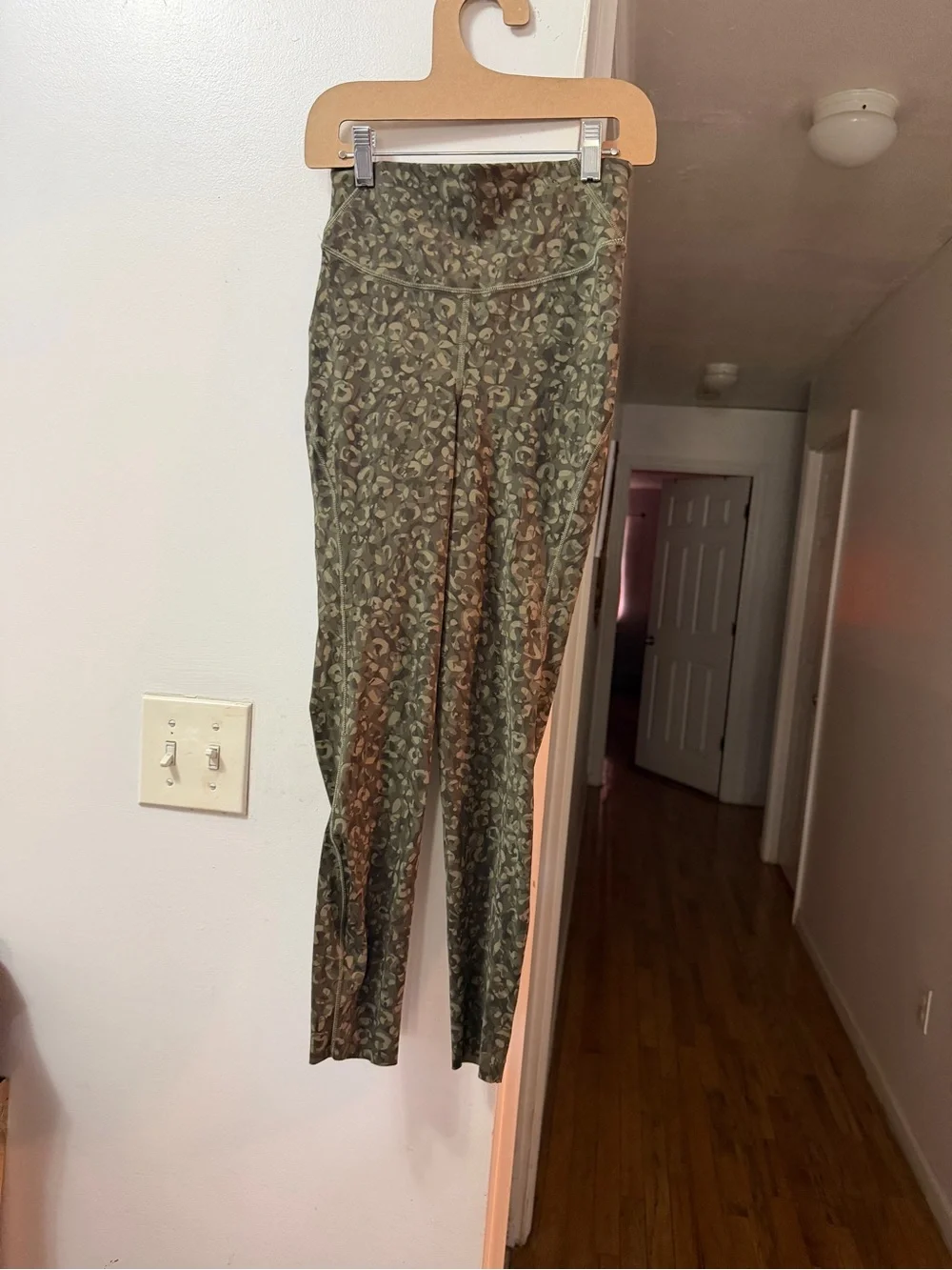 lululemon athletica Olive Green Camo-Print High-Rise Leggings